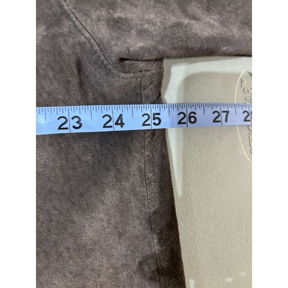 Brandini Jacket Large Brown Suede Leather Vintage Boho Men's Coat XL - Picture 5 of 7